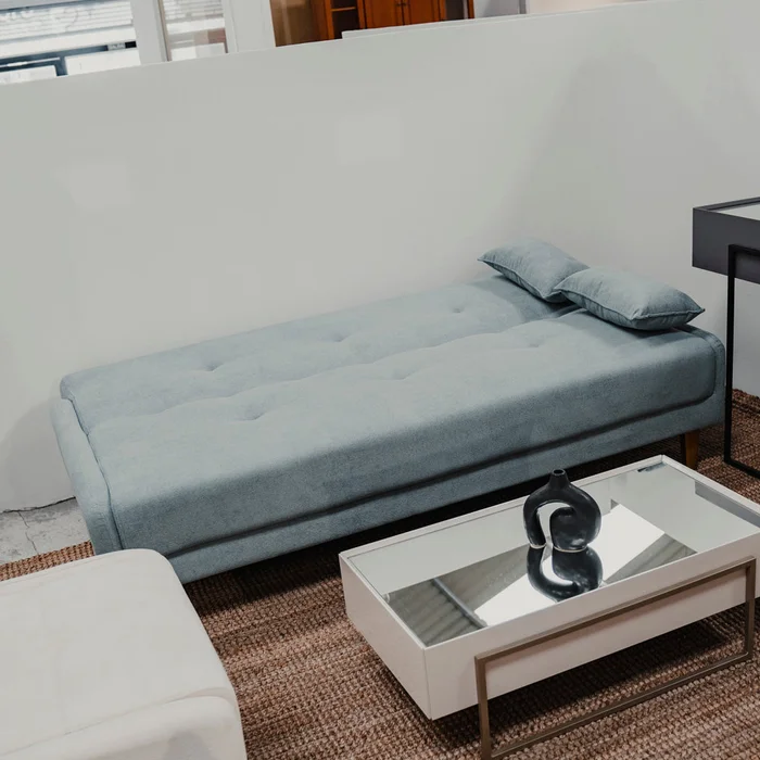 Sillón Cama Diana - Gris Azulado en Gris - Sillones y sofás, Uruguay | Ecowood, vista 5
