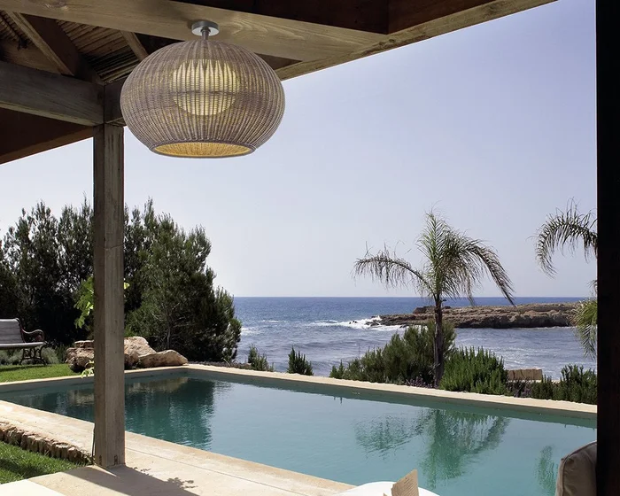 Garota PF/01 Blanco Outdoor en Beige - Lámparas colgantes, Uruguay | Darko Lighting, vista 2