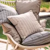 ALMOHADON EXTERIOR RAYAS - BEIGE - 45 X 45 en Beige - Muebles para el exterior, Uruguay | La Iberica, vista 3 de 3