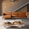 Sofá con Chaise JASPER Cognac IZQUIERDO - Sillones y sofás, Uruguay | Viasono, vista 1 de 3