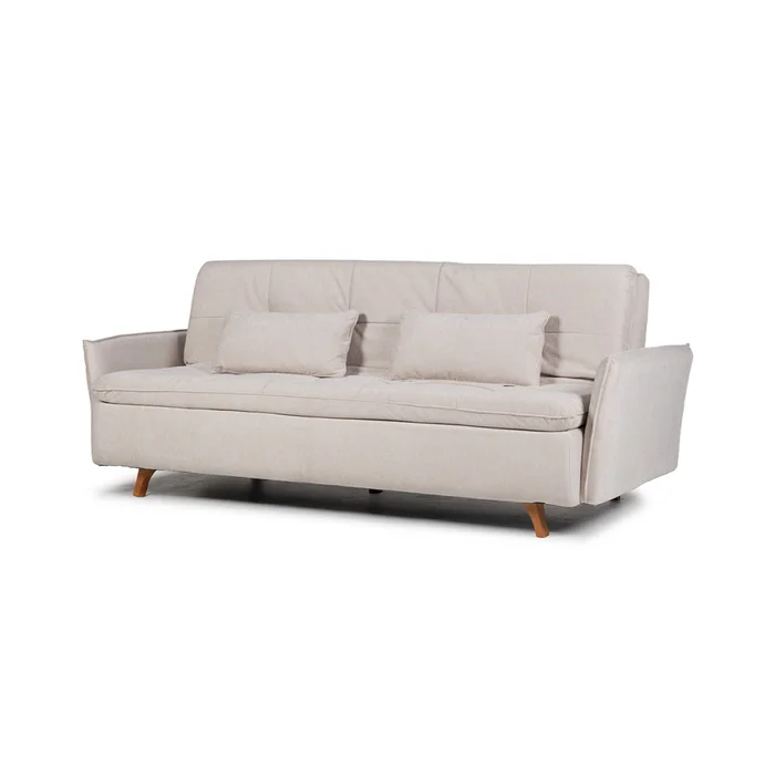 Sofá Cama Maira - C/Brazos - Tela Microfibra - 10285 (Beige) en Beige - Sillones y sofás, Uruguay | NYR