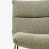Butaca Asen - de chenilla verde y patas de acero negro FSC 100% en Verde - Butacas, banquetas y puffs, Uruguay | Kavehome, vista 4 de 9