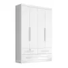 Ropero Maximus Plus 4 Puertas 4 Cajones - Blanco en Blanco - Roperos y placares, Uruguay | Rústico Hogar, vista 1 de 4