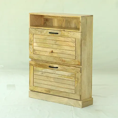 B25 Zapatero 75x25x110 en Madera natural - Aparadores y recibidores, Uruguay | Victoriana