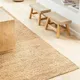 ALFOMBRA DE YUTE NATURAL - 3.00 X 2.00 MTS