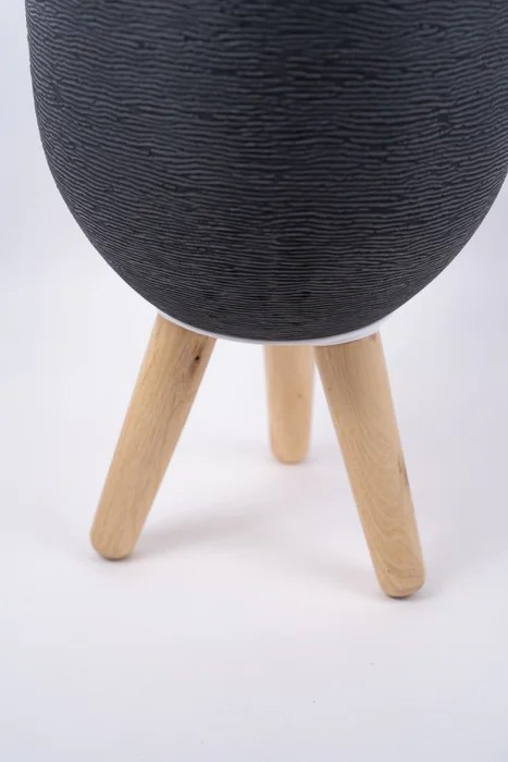 Maceta Teli - Gris en Gris - Decoración, Uruguay | Indian