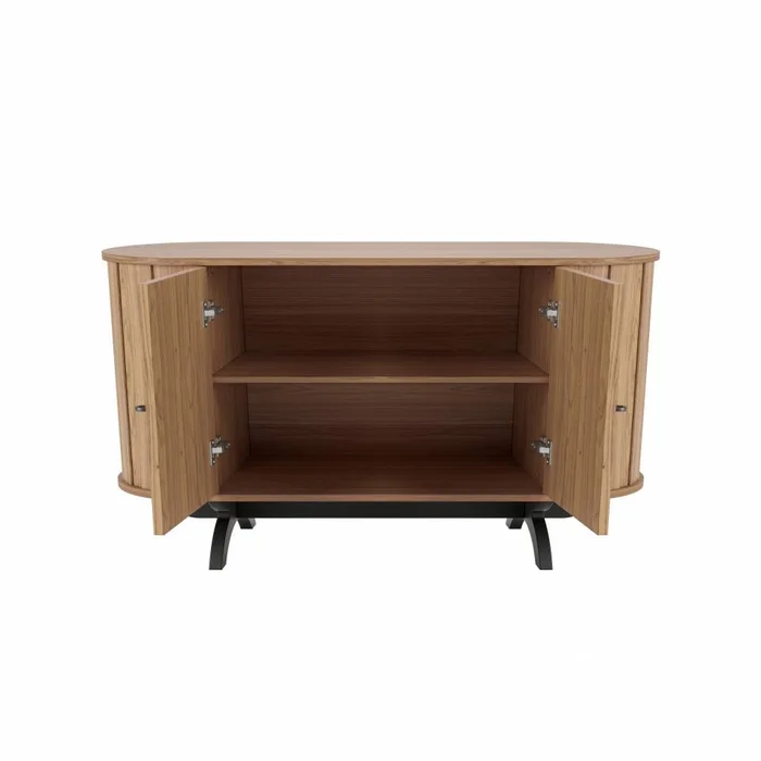 Aparador Prime Recibidor Curvo 130cm 100% MDF - Linea Factory en Madera natural - Aparadores y recibidores, Uruguay | Balton, vista 5