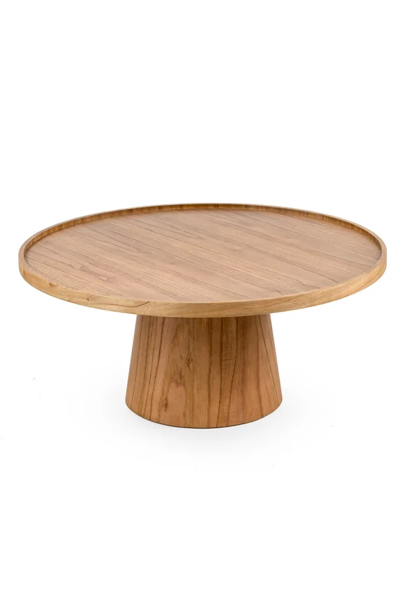 MESA DE LIVING ELARA BAJA CINAMOMO NATURAL 80X80X36H CM en Madera natural - Mesas de living, Uruguay | Vinibel, vista 2