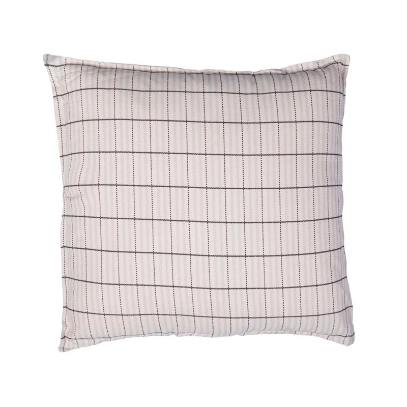 Almohadón Cadaqués 45*45 Lino-y-algodon Gris/verde en Gris - Textiles, Uruguay | Divino