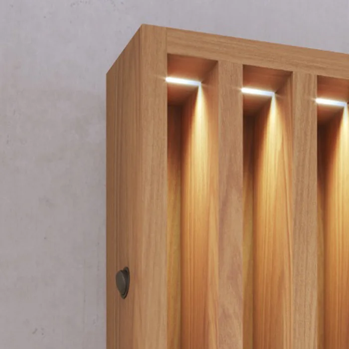 Rack Tv Panel Led Lcd Mueble Living Comedor Humaita en OFF WHITE MATTE/FREIJO - Muebles para TV, Uruguay | Soy Hogar, vista 2