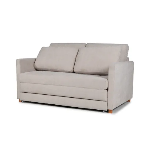 Sofá Cama Niki - Tela Microfibra - 10285 (Beige) en Beige - Sillones y sofás, Uruguay | NYR