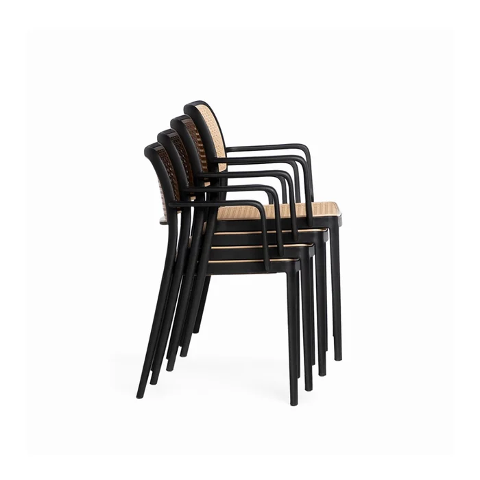 Silla Ginebra en Negro - Sillas, Uruguay | Samic