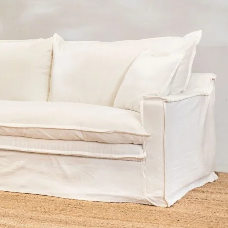Sillón Vicente 3 Cuerpos Blanco - Sillones y sofás, Uruguay | Aihaus, vista 3