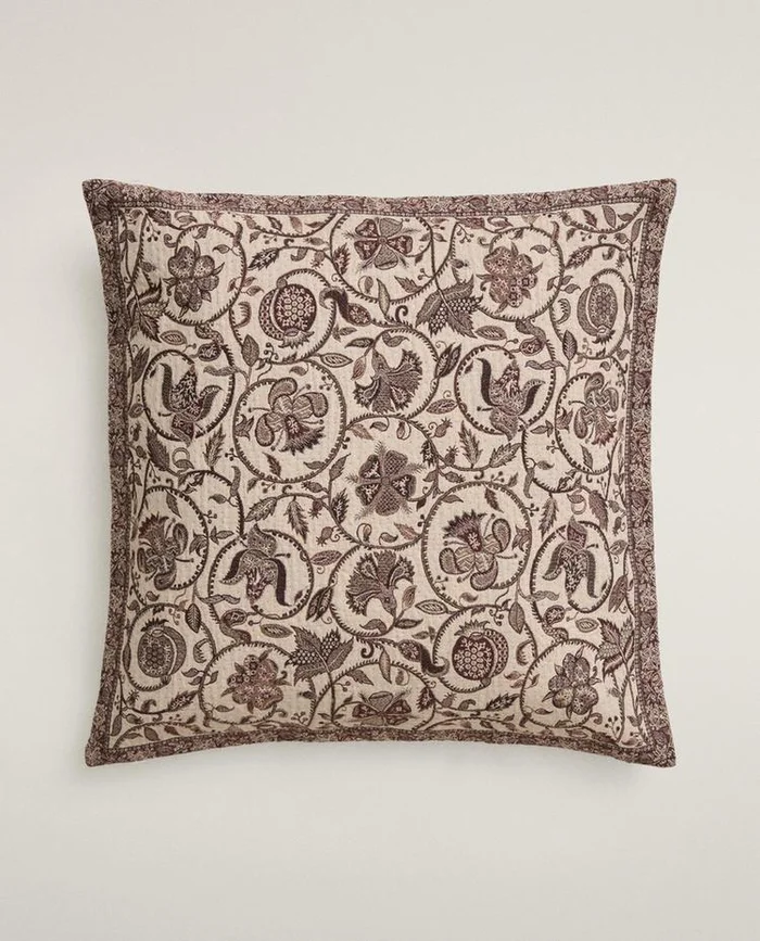 FUNDA COJÍN JACQUARD en Beige - Textiles, Uruguay | Zara Home, vista 2