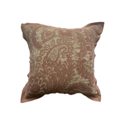 Almohadón Rojo Yute Y Algodón Artemisa en Rojo - Textiles, Uruguay | Divino