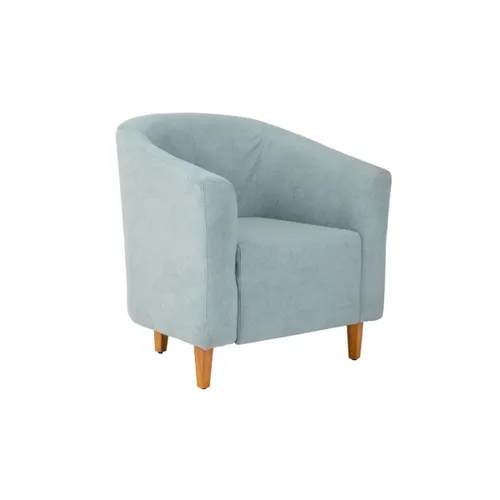 Sofa Sillon Poltrona 1 Cuerpo Genova en Celeste - Butacas, banquetas y puffs, Uruguay | Rústico Hogar