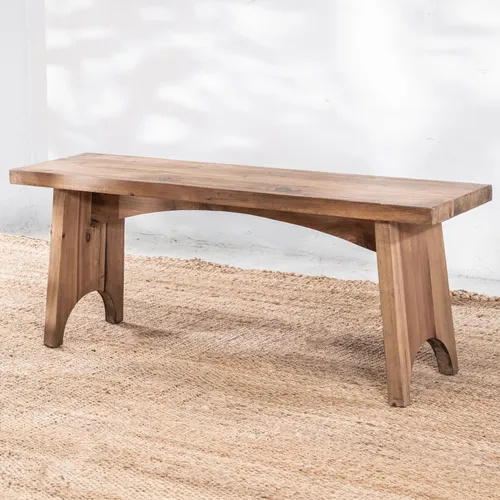 Banco Venecia en Madera natural - Mesas de living, Uruguay | Satec