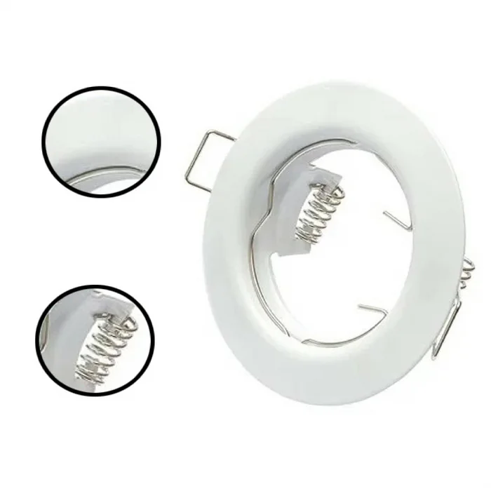 Aro Empotrable Para Dicroica Blanco en Blanco - Lámparas colgantes, Uruguay | Serlux, vista 4