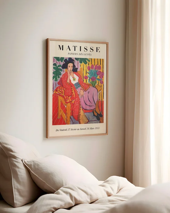 Matisse - Odalisca en Multicolor - Láminas, Uruguay | La Cuadrería, vista 2