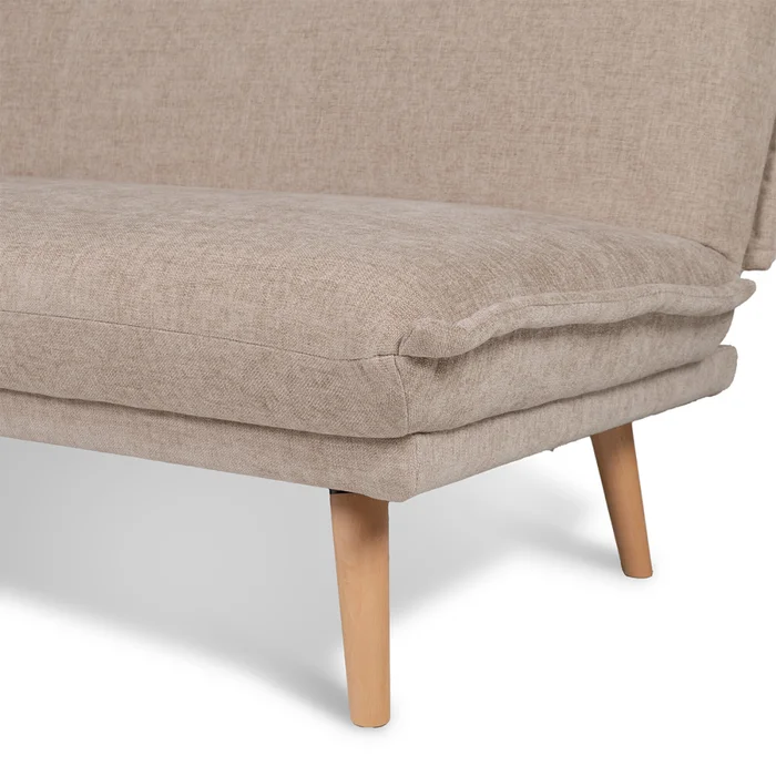 Sofá Cama Forma - Tela Microfibra - 130 (Beige) en Beige - Sillones y sofás, Uruguay | Nyr, vista 5