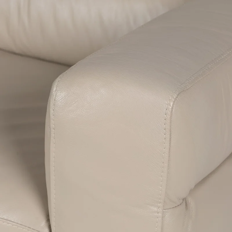 Sofá Bonner - Cuero Básico - 3 cuerpos - 519 (Beige) en Beige - Sillones y sofás, Uruguay | Nyr, vista 5