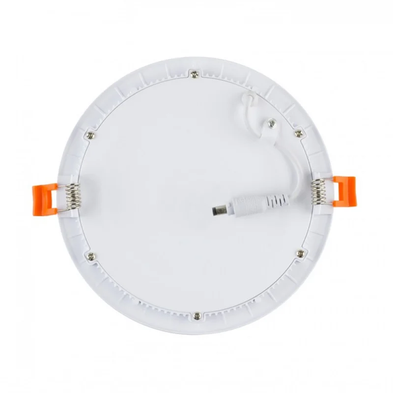 Panel LED Redondo de Empotrar 12W Luz Cálida en Blanco - Lámparas colgantes, Uruguay | Serlux, vista 4