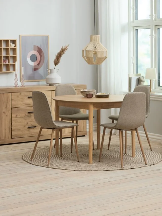 Silla de comedor BISTRUP arena/roble natural - Sillas, Uruguay | JYSK, vista 2