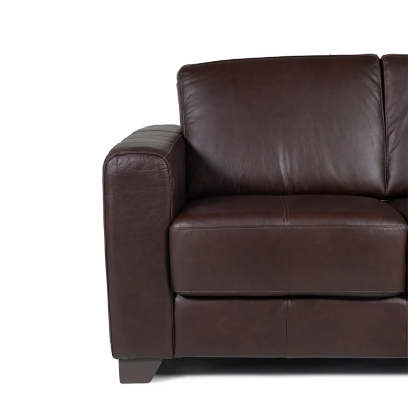 Sofá Napoli - Cuero Advanced - 2 cuerpos - Havana - (Preventa) en Gris - Sillones y sofás, Uruguay | NYR, vista 3