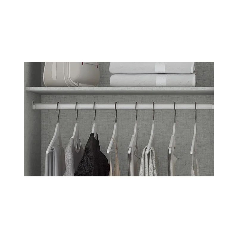 Placard Ropero 4 Puertas Mdf-y-mdp Blanco Americano en Blanco - Roperos y placares, Uruguay | Divino, vista 4