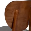 Silla Cleo - Nogal - Respaldo laminado - Tela Rústica - Tostado (CH) en Beige - Butacas, banquetas y puffs, Uruguay | NYR, vista 6 de 6