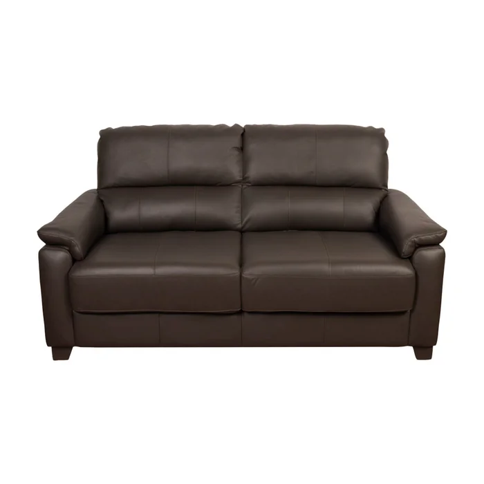 Sofa 2 Cuerpos Cuero-100-natural Marron Venecia Choc. en Marrón - Sillones y sofás, Uruguay | Divino, vista 3