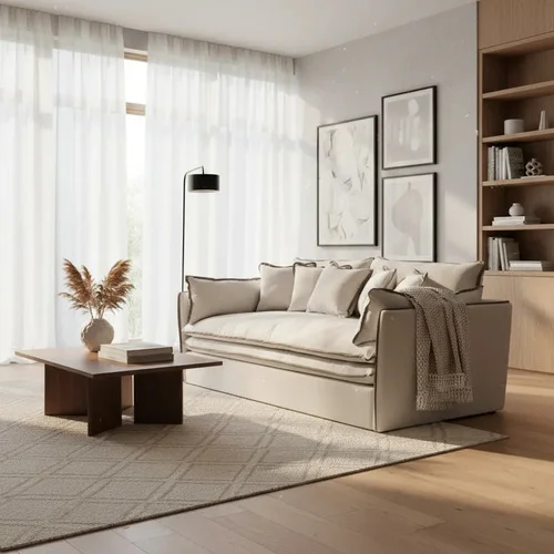 Sofá 3 Cuerpos Ozark Premium Ovo 2x1 Tapizado A Eleccion A Elección A Eleccion en Beige - Sillones y sofás, Uruguay | Ozark Home