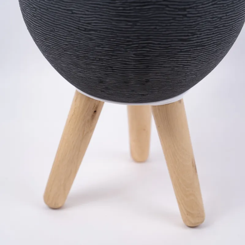 Maceta Teli - Gris en Gris - Decoración, Uruguay | Indian
