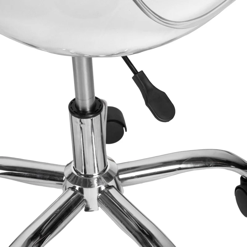 Silla De Oficina Polipropileno Blanco Hyl-053 en Blanco - Sillas de escritorio, Uruguay | Divino, vista 5