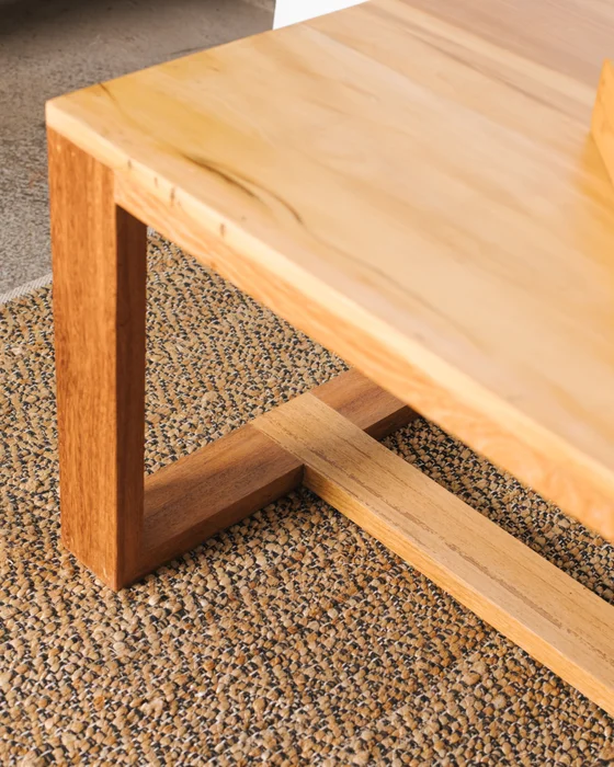 MESA RATONA ANDRÓMEDA 120x60 en Madera natural - Mesas de living, Uruguay | Fundamento Muebles, vista 3