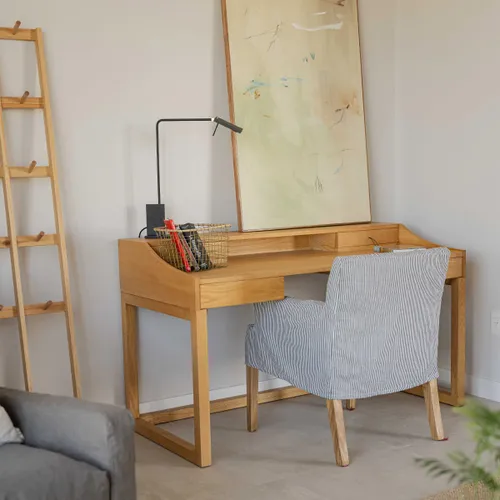 Escritorio Paul en Madera natural - Escritorios y sillas de escritorio, Uruguay | De Arcos