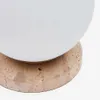 Lámpara de mesa Malachi de cristal glaseado y piedra de travertino en Madera natural - Lámparas de mesa, Uruguay | Kavehome, vista 5 de 6