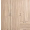 Armario FANDRUP 145x176 3 puertas 3 caj roble cl en Madera natural - Roperos y placares, Uruguay | JYSK, vista 3 de 5