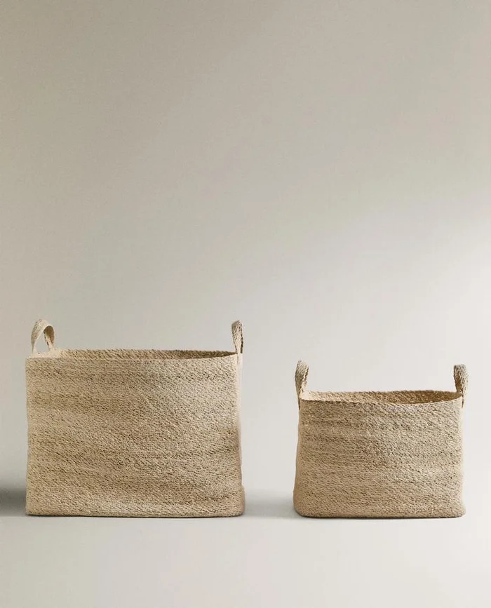 CESTAS SEAGRASS RECTANGULAR - Canastos, Uruguay | Zara Home, vista 2