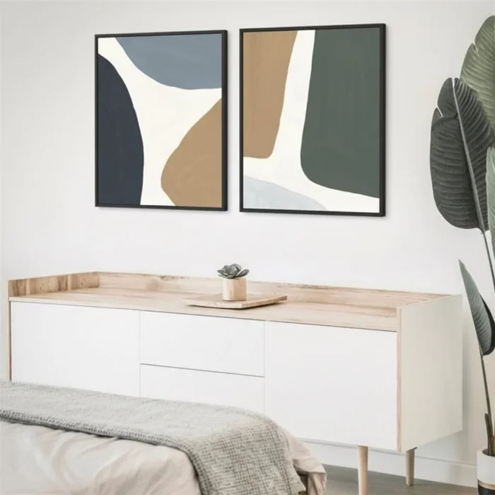 CUADRO CANVAS 40x50cm MARCO FORMAS 1 en Multicolor - Decoración de pared, Uruguay | Decohogar, vista 2