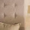 RESPALDO CAPITONEADO SIN BOTONES - TERCIOPELO en Gris - Respaldos de cama, Uruguay | La Iberica, vista 4 de 4