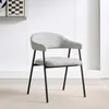 Silla De Comedor Metal-y-tela Gris Camelia en Gris - Sillas, Uruguay | Divino, vista 1 de 5