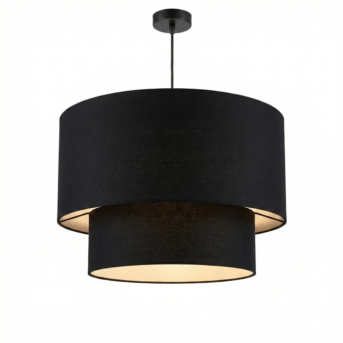 Colgante Aura Noir Dual en Negro - Lámparas colgantes, Uruguay | La Perla