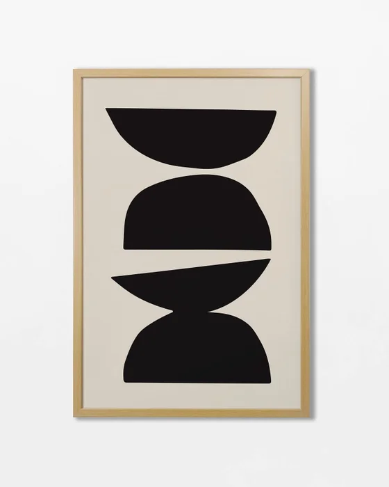 Abstractos Neutros - Serie N.13 en Multicolor - Láminas, Uruguay | La Cuadrería