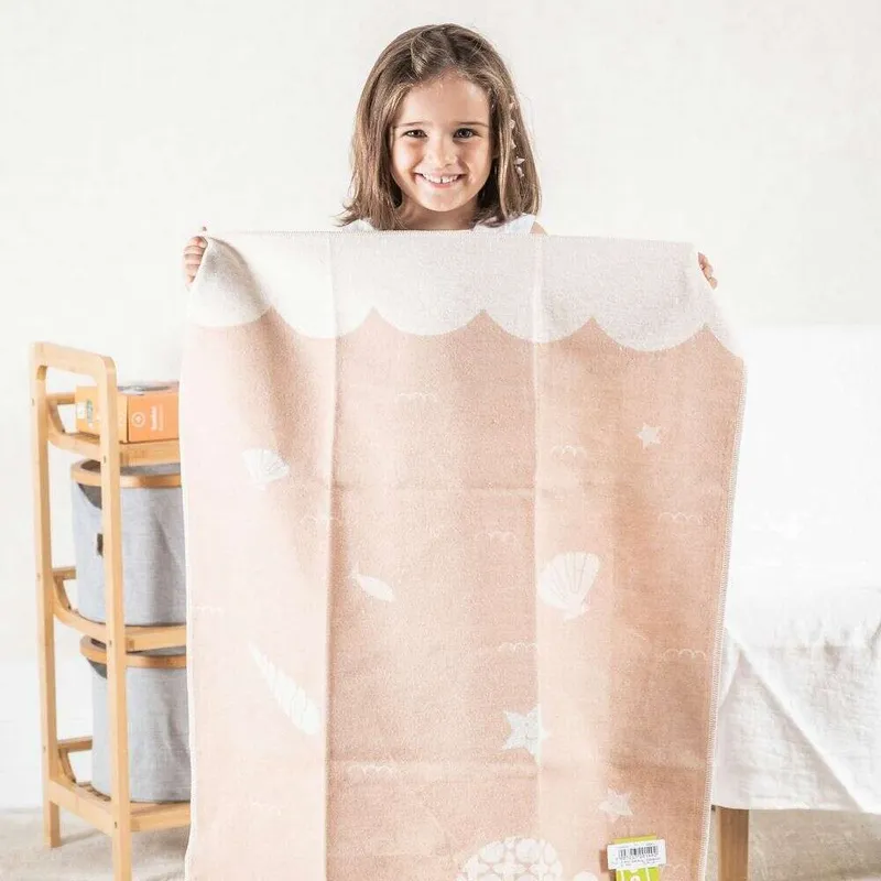 MANTA AUSTRIACA KIDS - SEA - ROSE en Rosa - Textiles, Uruguay | La Iberica