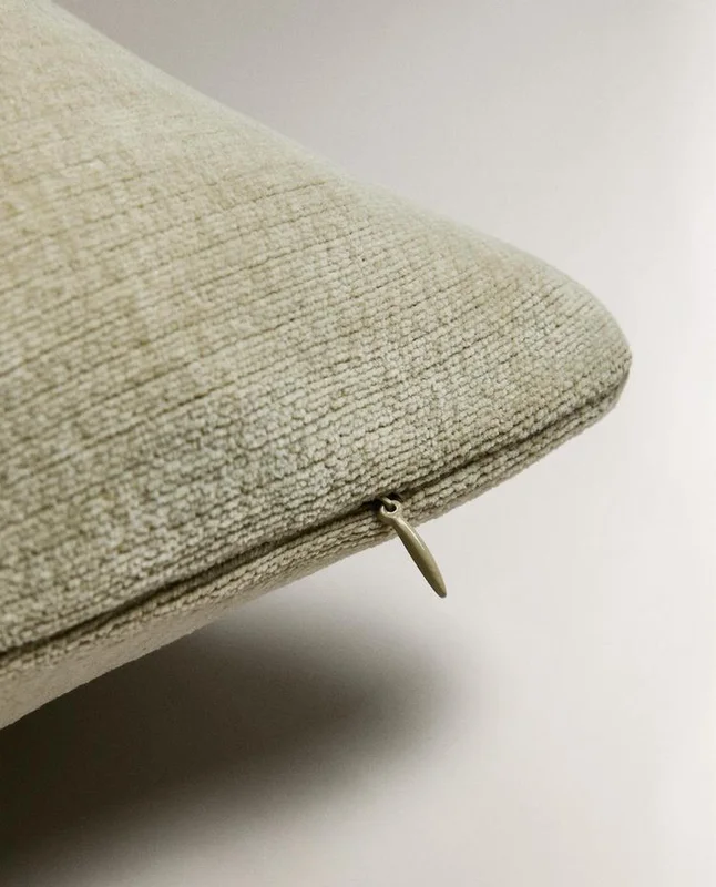 FUNDA COJÍN CHENILLA en Beige - Textiles, Uruguay | Zara Home, vista 5