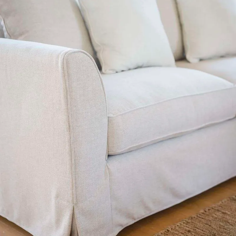SILLON PARENTESIS - FUNDA FIBREGUARD DESMONTABLE en Off-white - Sillones y sofás, Uruguay | La Iberica