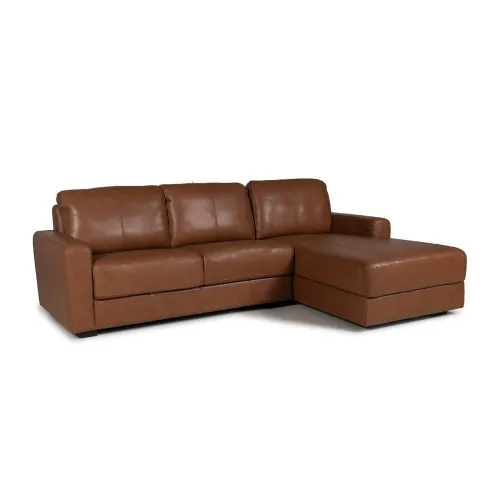Rinconera Como - Cuero Advanced - 2 + Chaise derecho - Maverick Telha (Preventa) en Marrón - Sillones y sofás, Uruguay | NYR