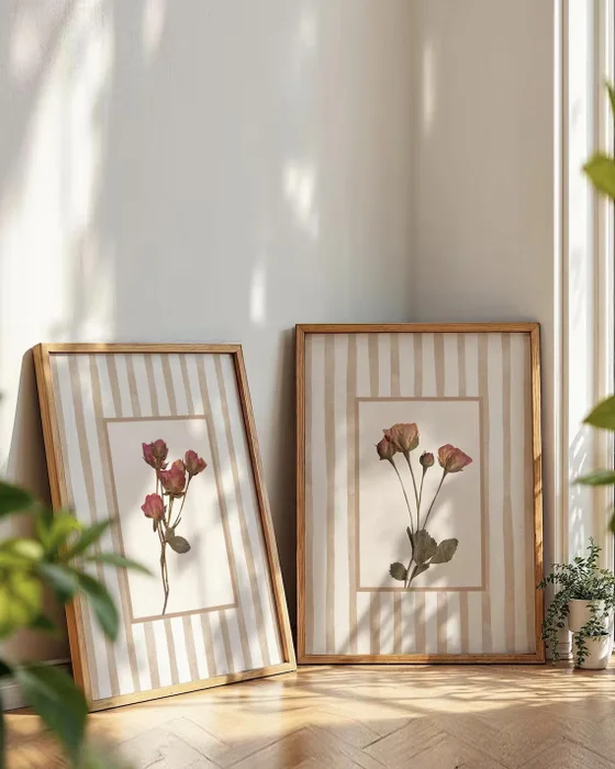 Botánico Flores Vintage en Multicolor - Láminas, Uruguay | La Cuadrería, vista 2