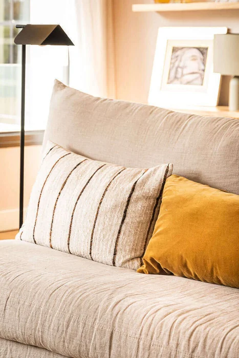 SILLON MANUELA 2.20 MTS - LINO CRUDO en Blanco - Sillones y sofás, Uruguay | La Iberica, vista 20